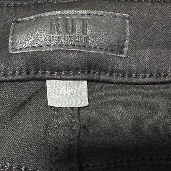 Kut From The Kloth 4P Jeans Natalie Fab Ab High Rise Cotton Blend Bootcut Black - Picture 5 of 9